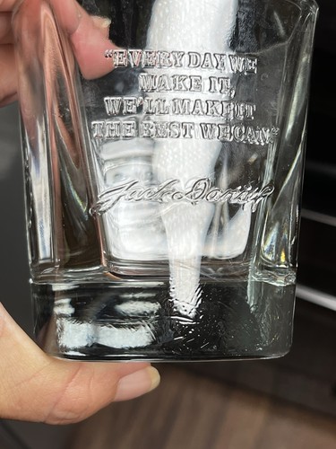 Jack Daniels Old Nº 7 Marca Whisky Barware Rocks Glass Plus Shot Square - Imagen 3 de 4