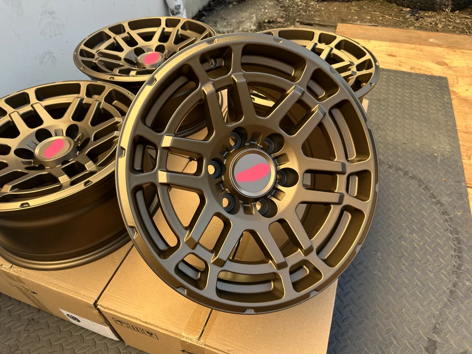 SET OF 4 Bronze 17x8 +25 Toyota Tacoma Wheels 4Runner Tundra Sequoia TRD Rim PRO Foto 4 de 4