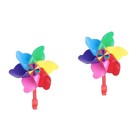  2 Count Handlebar Pinwheel Windmill Bicycle Decorations Kids for