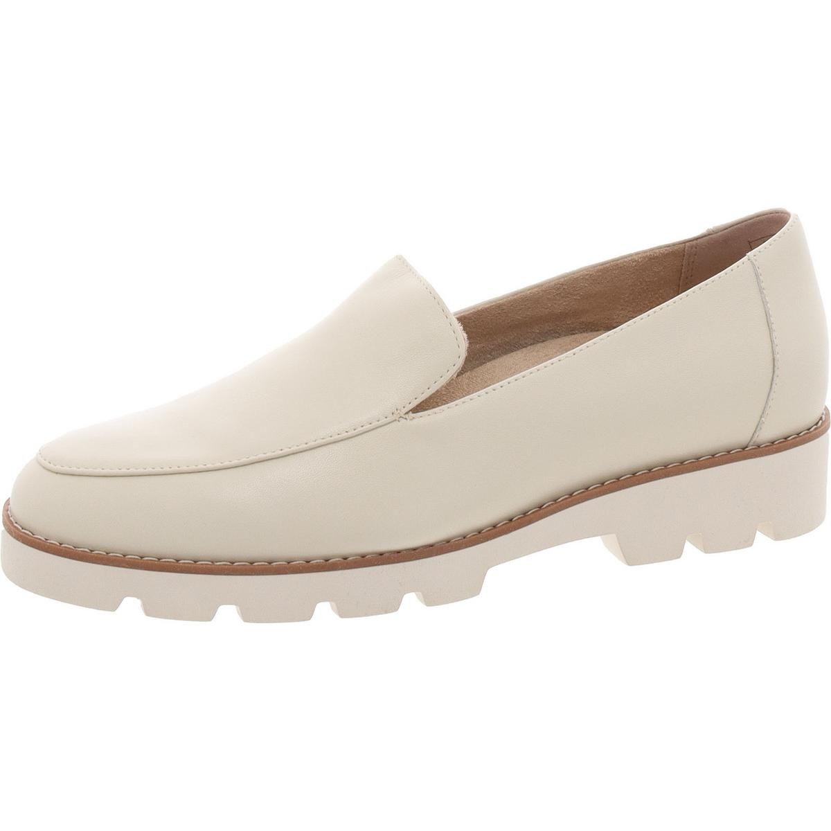 Женские мокасины Vionic Kensley из кожи цвета слоновой кости, 9 средних размеров (B,M), BHFO 6060