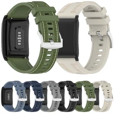 Silicone Nylon Woven Watch Band Bracelet For WHOOP 5.0/4.0 Replacement Strap