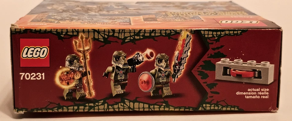 PACK TRIBU COCODRILO Lego LEGENDS OF CHIMA Set #70231 NUEVO Sellado RETIRADO Foto 4 de 4