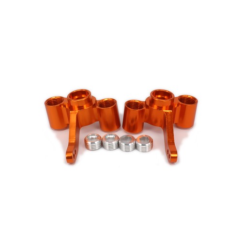 New 2pcs Orange Alloy Steering Hub Carrier 511484 For 1/10 RC Car FS truck 53810 - Picture 6 of 6