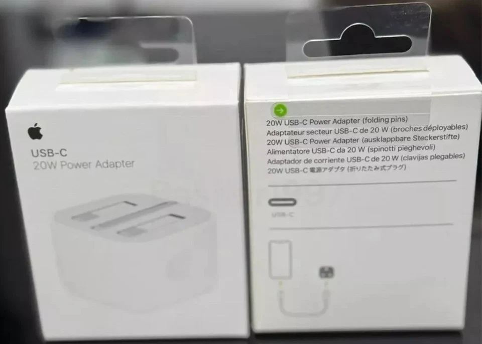 Apple Genuine 20W USB Type-C PD UK Power Adapter Plug Fast Charger - Image 2 of 4