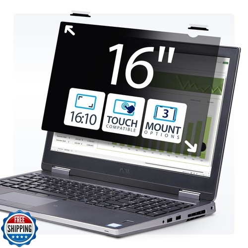 StarTech.com 16-inch 16:10 Flip-Up Privacy Screen with Touch, Laptop Security - 第 1/5 張圖片