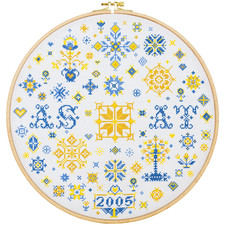 Cross Stitch "Family sampler" Tapestry Embroidery Kit