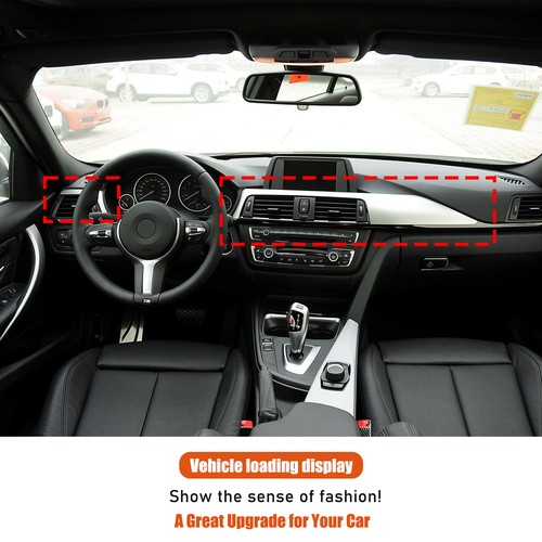 ABS Carbon Car Center Dashboard Panel Decorate Trim For BMW 3 Series F30 2013-19 - Picture 20 of 21