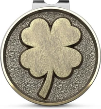 K9King Lucky 4 Leaf Clover Golf Ball Marker and Magnetic Hat Clip |... 