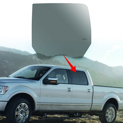 #ad Left Side Rear Door Window Glass For 2009 2014 Ford F 150 4 Door Crew Cab $55.00
