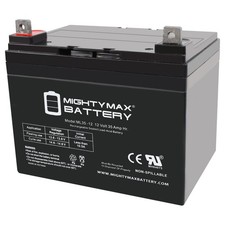 Mighty Max 12V 35Ah Pride Mobility Jazzy Select 6 Replacement Battery
