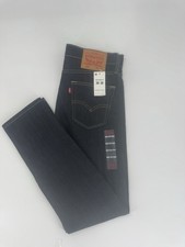 LEVI'S 510 SKINNY FIT STRETCH DENIM MENS SIZE 30X30 DARK BLUE ZIP FLY NEW