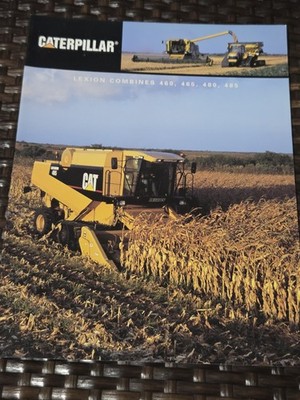 1997 Caterpillar Lexion Combine Advertising Brochure 460 465 480 485
