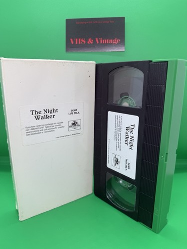 The Night Walker (VHS, 1993) Robert Taylor Rare Demo- Green Accent Tape - Picture 1 of 5