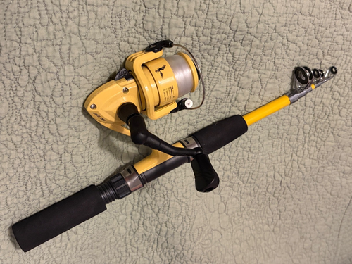 Eagle Claw "Pack It" Teleskop PK56TS Angelrute HN800 Rolle 5,3:1 Verhältnis - NEU