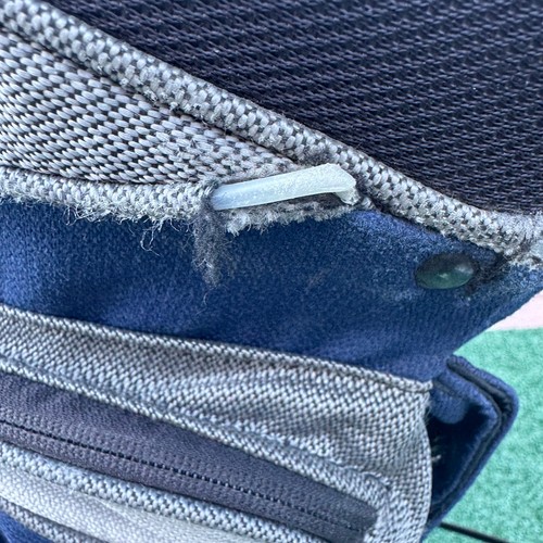 PING Hoofer Vantage Stand Golf Bag 5 Way Nylon Blue Gray Multiple Pockets - Picture 2 of 10