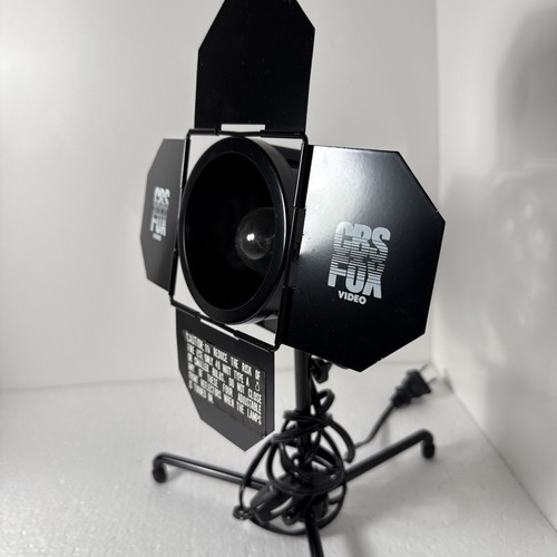 Rare Vintage Cbs Fox  Video Studio Hollywood Stage Desk Lamp Projector Light - Picture 5 of 12