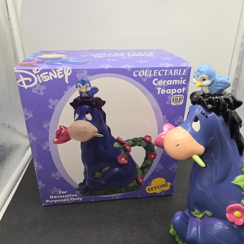 Disney Eeyore of Winnie the Pooh Collectable Ceramic Teapot Kreisler w/Box - Picture 5 of 15