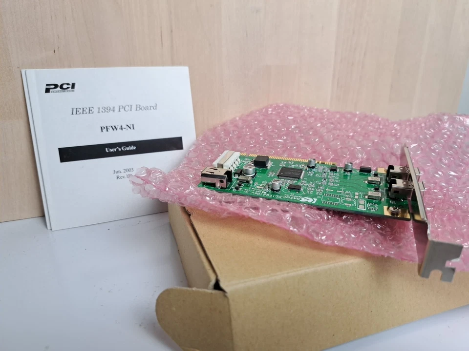 Placa PFW4-NI PCI IEEE 1394 para scanners Nikon NOVO EM FOLHA, NUNCA INSTALADO - Imagem 2 de 4