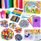 Zefy 3200+ Pcs Arts and Crafts Supplies for Kids, All in One Craft Kits with 12