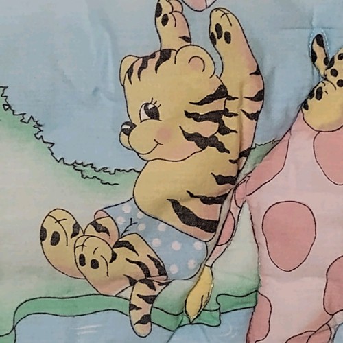 Trapuntino Trapuntino Coperta Neonato Momenti Preziosi Vintage Giungla Safari Zoo Animale F - Foto 12 di 24