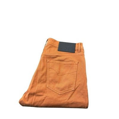 Marco Pescarolo Orange 5 Pocket Men s Pant Size 34x31 Mint