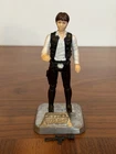 Vintage Star Wars Han Solo Figure GLASSLITE BRAZIL w/Blaster *RARE*