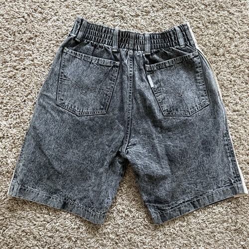 Pantalones cortos vaqueros deportivos vintage de los 80’s Levi’s lavado ácido para mujer talla 30 - Imagen 8 de 10