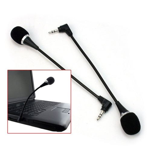 Portable Mic Stand Desktop Notebook Microphone VOIP / SKYPE Mini for Laptop - Zdjęcie 9 z 12