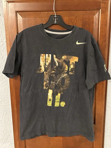 Rare CU Buffs University of Colorado Buffaloes Ralphie Logo Nike Tee Just Do It