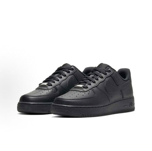 Nike Air Force 1 Low '07 Triple Black Mens Black Sports Sneaker CW2288-001
