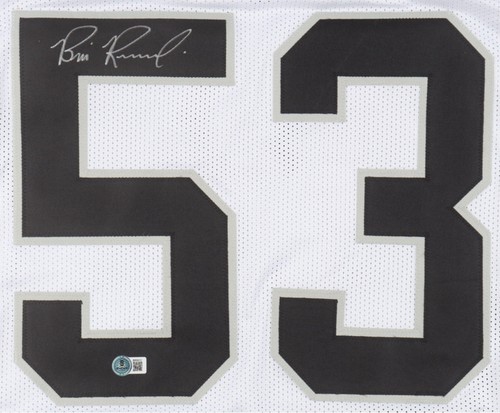Bill Romanowski Signed Oakland Raiders Jersey (Beckett) 4xSuper Bowl Champion LB - Picture 2 of 2