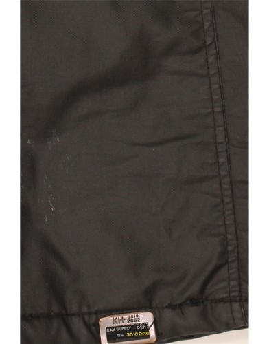 KHUJO Mens Military Jacket UK 44 2XL Black Cotton DN51 - Picture 3 of 7
