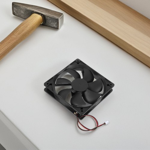 2pcs High-Performance 12cm Dual Ball Bearing Cooling Fan Quiet - 第 4/12 張圖片