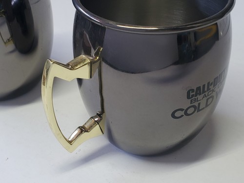 Tolle Call Of DUTY Black Ops KALTER KRIEG 2er-Pack Moscow Mule Tassen mit Whiskysteinen - Bild 11 von 11