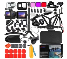 Accessories Kit for Gopro Hero 13 12 11 10 9 Black Waterproof Housing Silicon...