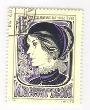 Product Image: Vintage Magyar Posta postmarked Stamp