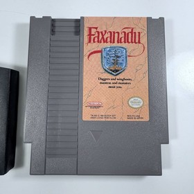 Faxanadu -- NES Nintendo Original Game CLEAN TESTED GUARANTEED