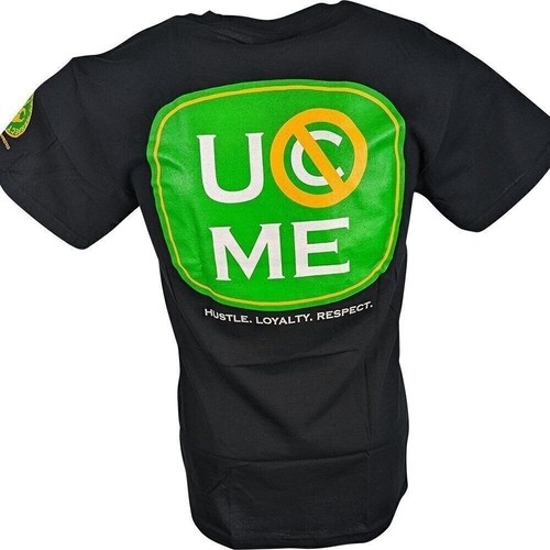 Camiseta negra John Cena Attitude Adjustment verde amarillo Cenation para hombre - Imagen 4 de 9