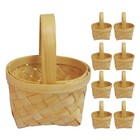  12 Pcs Weidenpicknickkorb Mini Gewebter Hochzeitstischdekoration