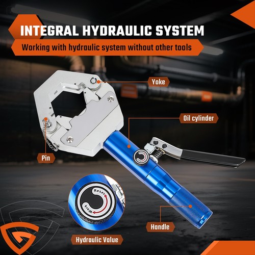Hydraulic Hose Crimping Tool Set a/c Air Conditioner Hose Fittings Crimping 1 - Picture 4 of 11