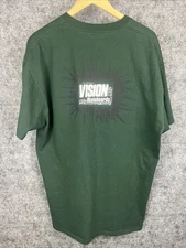 Vision Street Wear 2XL T Shirt Skate Skateboarding Green Graphic Mens