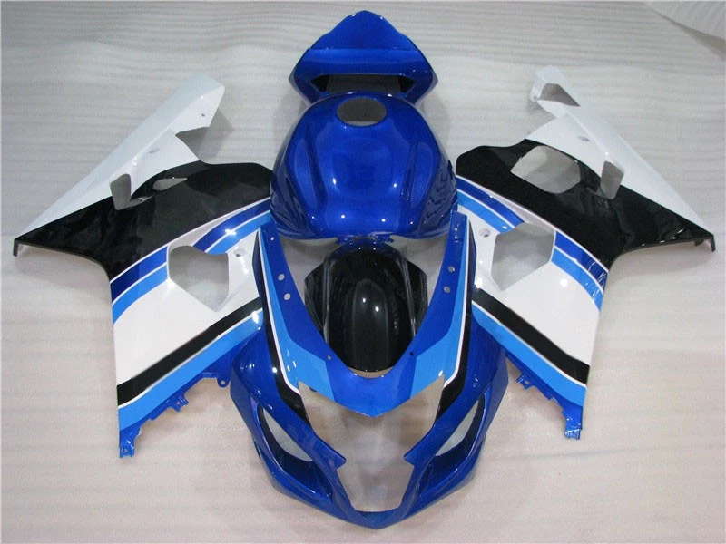 Kits de carenado de inyección CV blanco azul aptos para GSXR 600 750 r020 2004-2005 Foto 3 de 4