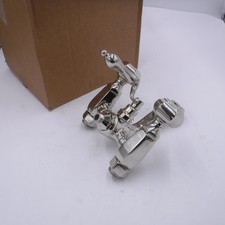 SEE DESC Chrome 6" Deck Mount Clawfoot Tub Faucet 1/4 Turn