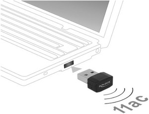Delock 12461 Netzwerkkarte WLAN 433 Mbit/s