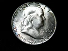 US 1956 FRANKLIN HALF DOLLAR CHOICE BU TONED