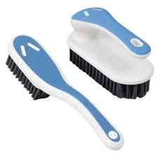 Soft Bristle Scrub Cleaning Brush Stain Remover Brush Fabric Cleaning Blue