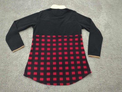 Marley Lilly Sanrio Pullover Damen XL schwarz rot kariert langarm klassisch - Bild 7 von 8