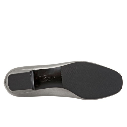 Trotters Doris T3235-041 Womens Gray Extra Narrow Pumps Heels Shoes - Picture 7 of 8