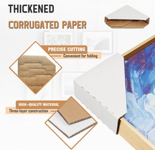 120 Pack Adjustable Cardboard Corner Protectors Fit 1 1.5 and 2.2 Frames For