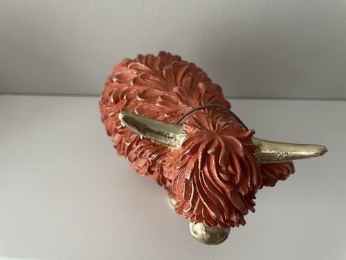 Next Orange and Gold Hamish the Highland Cow Ornament - BNWT - Picture 6 of 6